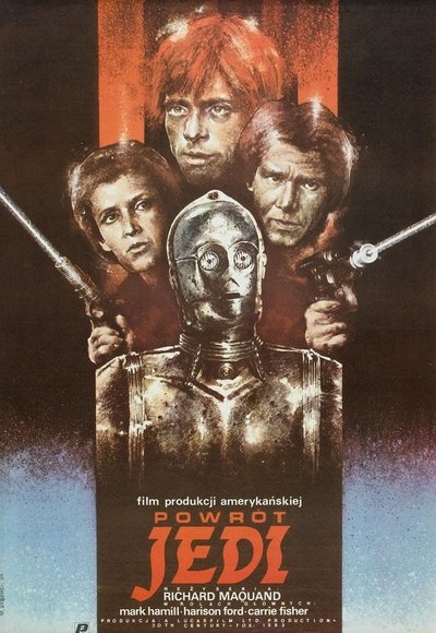 Plakat Filmu Gwiezdne wojny: Część VI - Powrót Jedi (1983) [Dubbing PL] - Cały Film CDA - Oglądaj online (1080p)